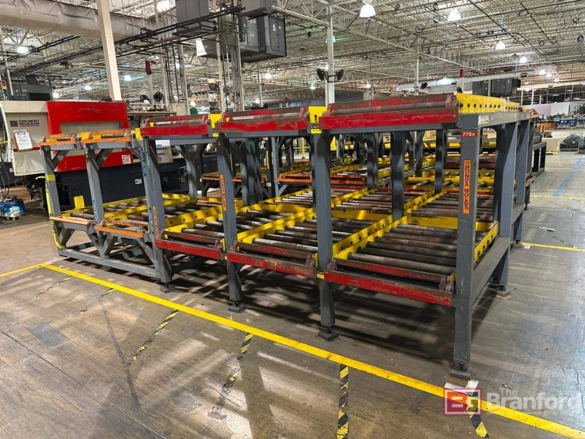 Bd Racks 2-Tier/6-Section, Mold/Die Racks with Rollers