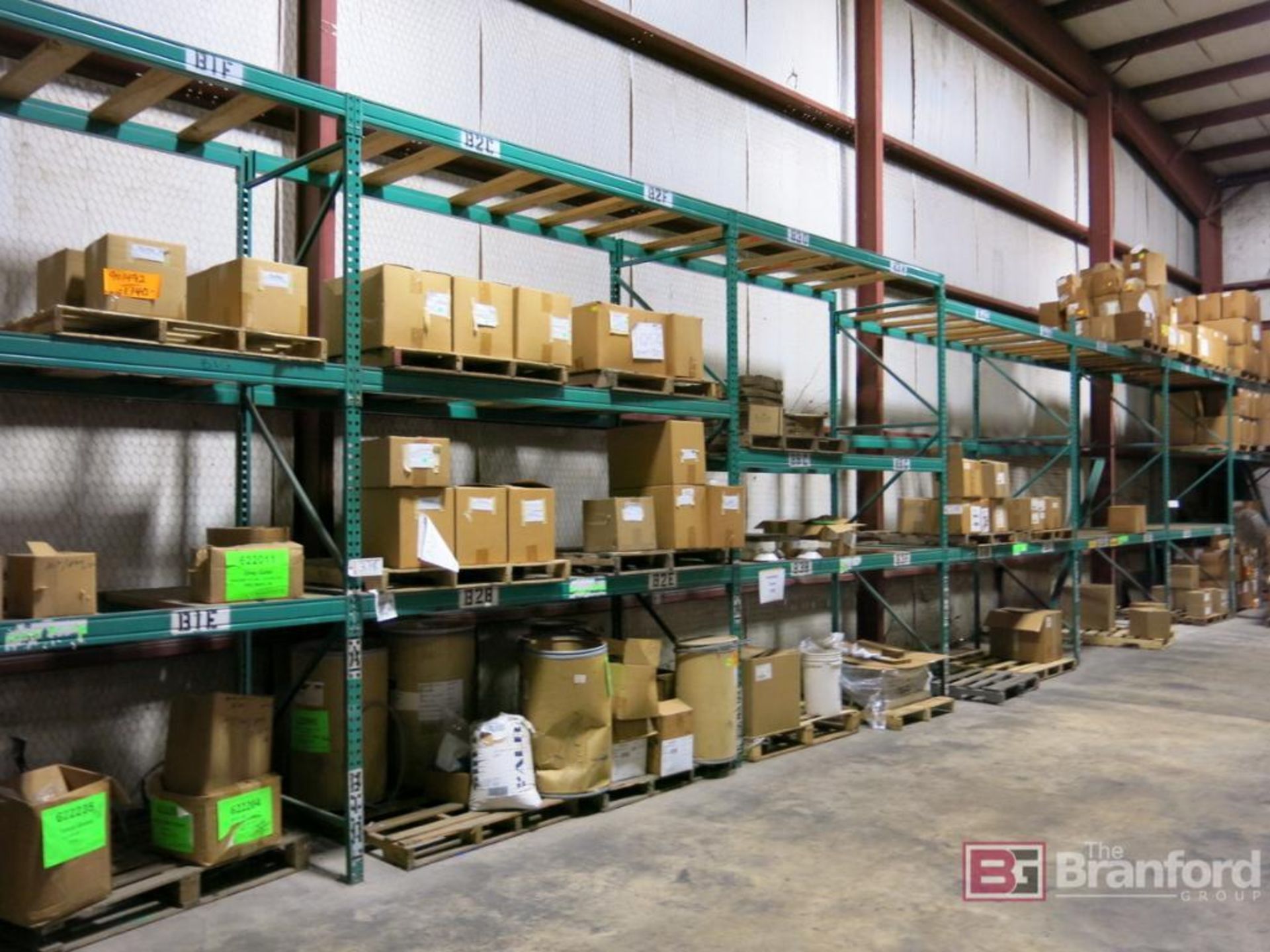 H Clips For Racking (7) Sections of Heavy Duty Clip Together Pallet Racking Including: (8 ...