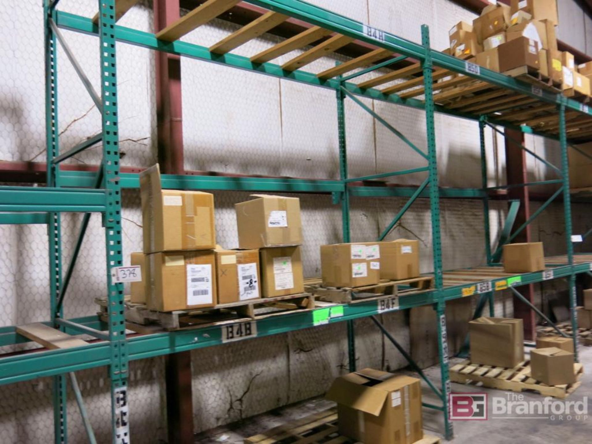 H Clips For Racking (7) Sections of Heavy Duty Clip Together Pallet Racking Including: (8 ...
