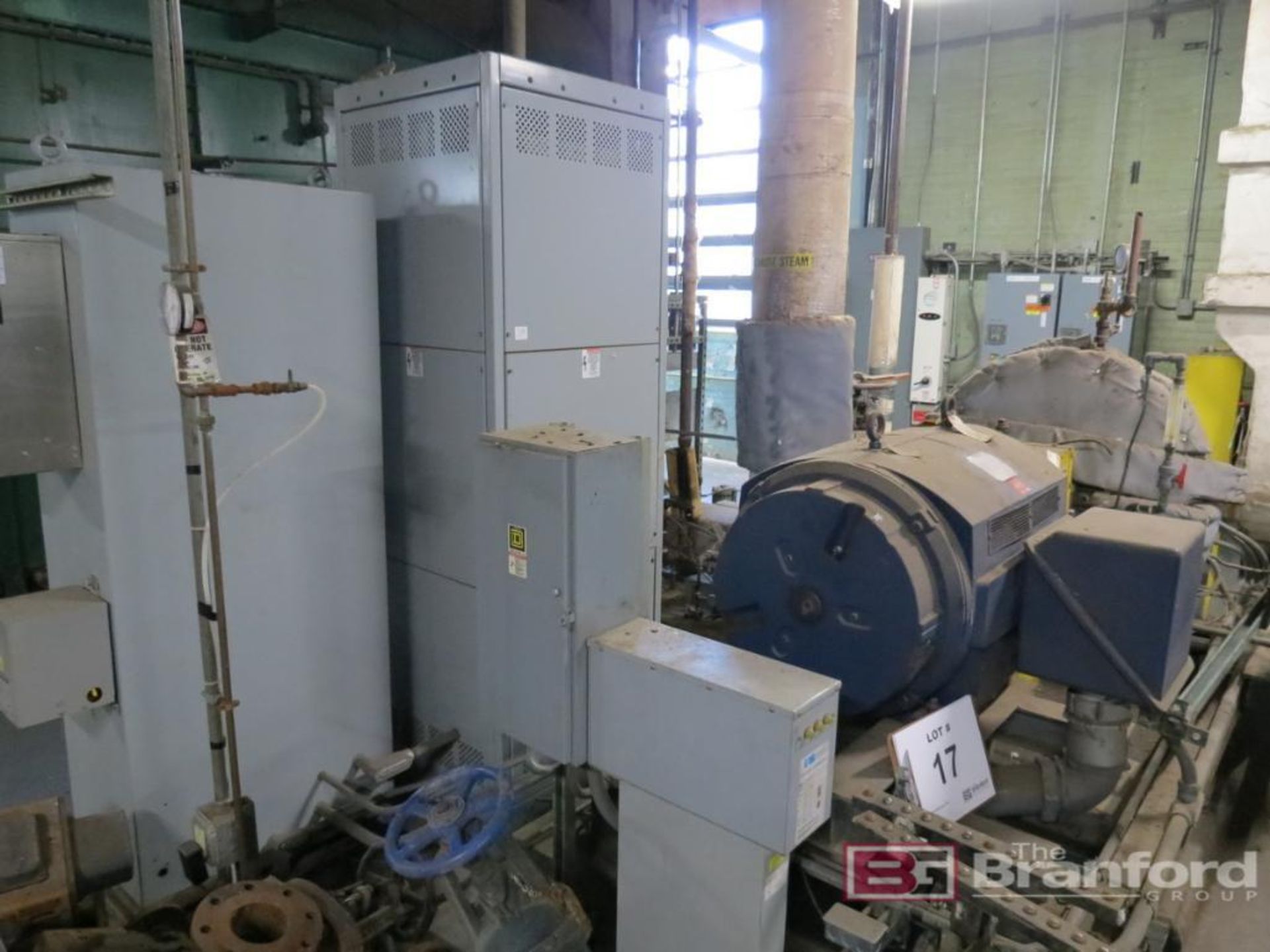 Primeline Induction Generator 350-kW Steam Turbine, w/ GE 800-Amp 480V ...