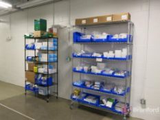 60" x 18" Castered Metro Style Rack, 48" x 18" Castered Metro Style Rack, w/ Contents