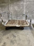 Steel Platform Cart w/ Wood Deck - 66" x 42" x 49"