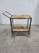 30" x 16" x 35.5"H 2-Tier Metal Cart