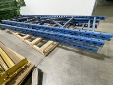 10'H x 32"D Vertical Pallet Racking Uprights (Qnty: 4)