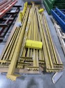 9'L Pallet Racking Cross Beams (Qty: 15) and Upright Guards (Qty: 6)