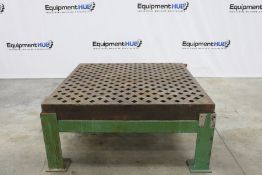 60″ x 60″ Welding Table in Stand, Acorn Style
