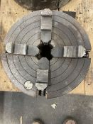 15" 4-Jaw Lathe Chuck, 3.25" Bore