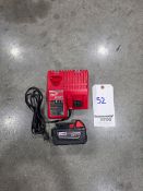 Milwaukee M18 RedLithium Battery XC5.0 with M12 / M18 Charger