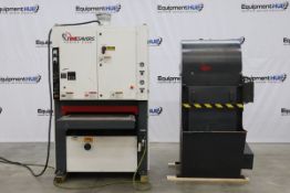 Timesavers 221-23-04 37" 2-Head Metal Wide Belt Sander W/Dust Collector