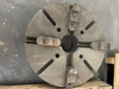 20" 4-Jaw Lathe Chuck, 4.5" Bore