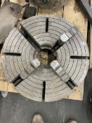 19.5" 4-Jaw Lathe Chuck , 4" Bore