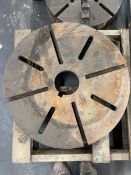 26.5" Lathe Face Plate, 5" Bore