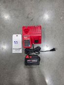 Milwaukee M18 RedLithium Battery XC5.0 with M12 / M18 Charger