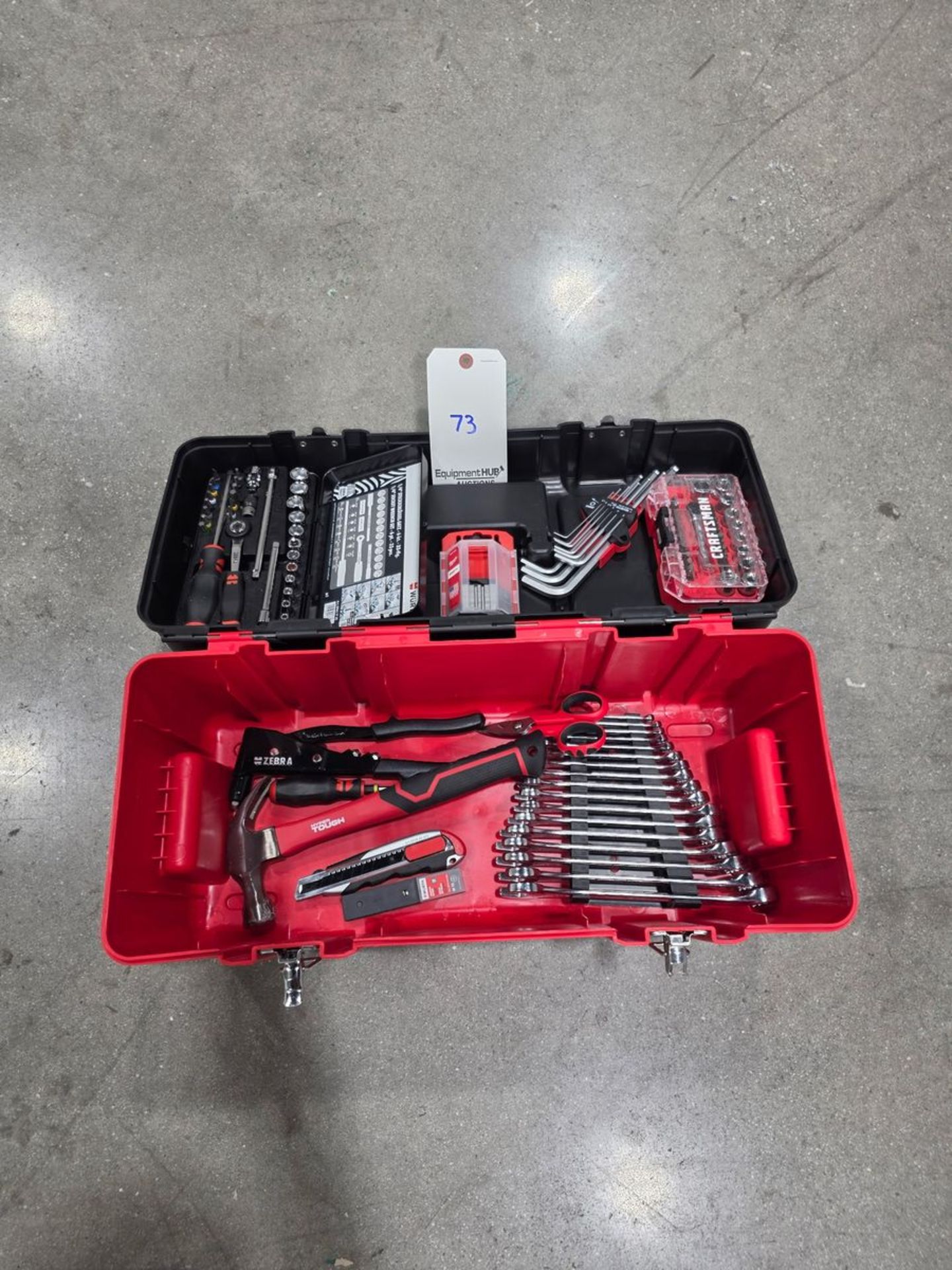 Wurth Toolbox w/ Wurth Wrenches, Allen Keys, Bit Driver Set, Rivet Tool ...