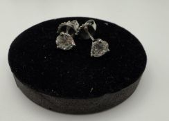 14K White Gold Diamond 1.42cttw 3-Prong Martini St 14K White Gold Diamond 1.42cttw 3-Prong Martin...