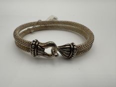 925 Double Rope Bracelet, 39 Grams 925 Double Rope Bracelet, 39 Grams