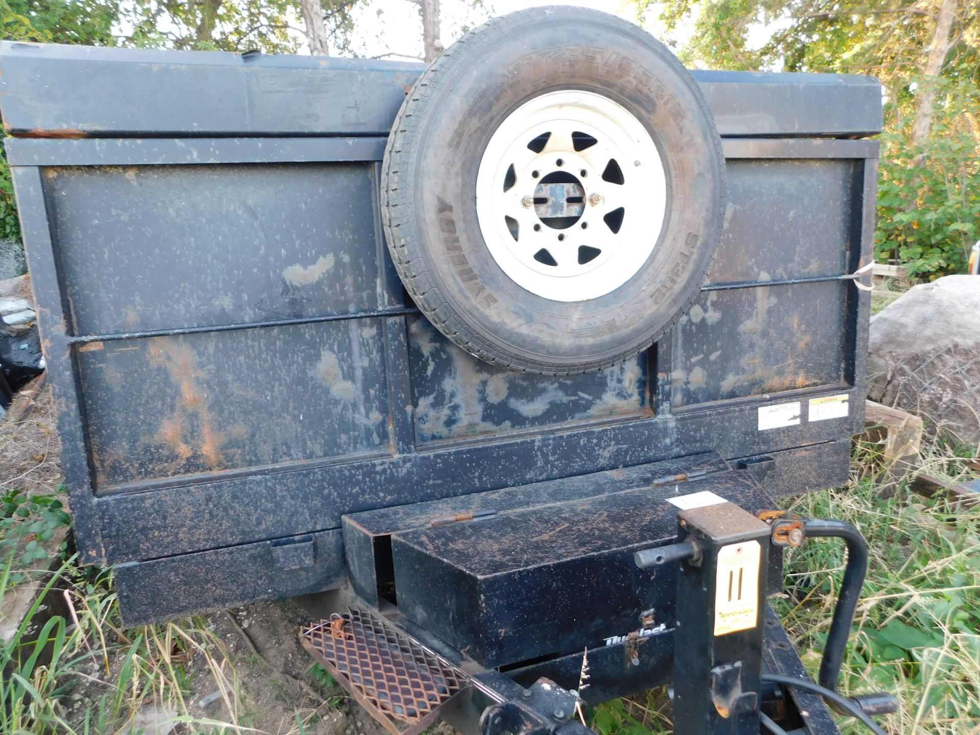 2010 Top Hat 12' Dump Trailer, Tandem Axle, 14' 6 L x 7'4