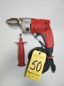 Milwaukee Magnum Holeshater Drill, 1/2", Cat #0234-1