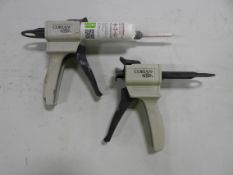 (2) Corian Dupont Mixpac DS51 4:1/10:1 Adhesive dispenser