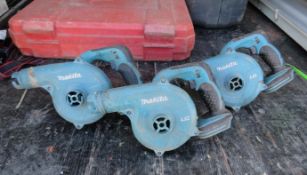 (3) Cordless Makita Mini Air Blowers