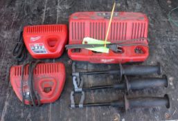 (3) Asst. Milwaukee Battery Chargers