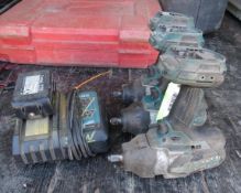 (3) Cordless Makita 1/2" Impact Drivers