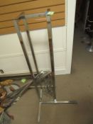 (3) Chrome Clothing Displays