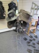 Wire Rack Hat Display