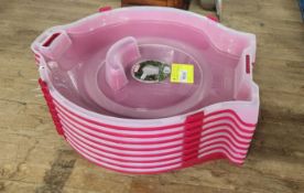 (8) Sterilite 24" Wreath Container