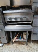 Chartop 24" Char Grill w/SS Stand