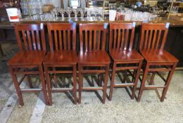 (5) Bar Height Chairs