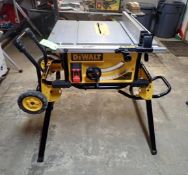 Dewalt 10" Table Saw w/Fence
