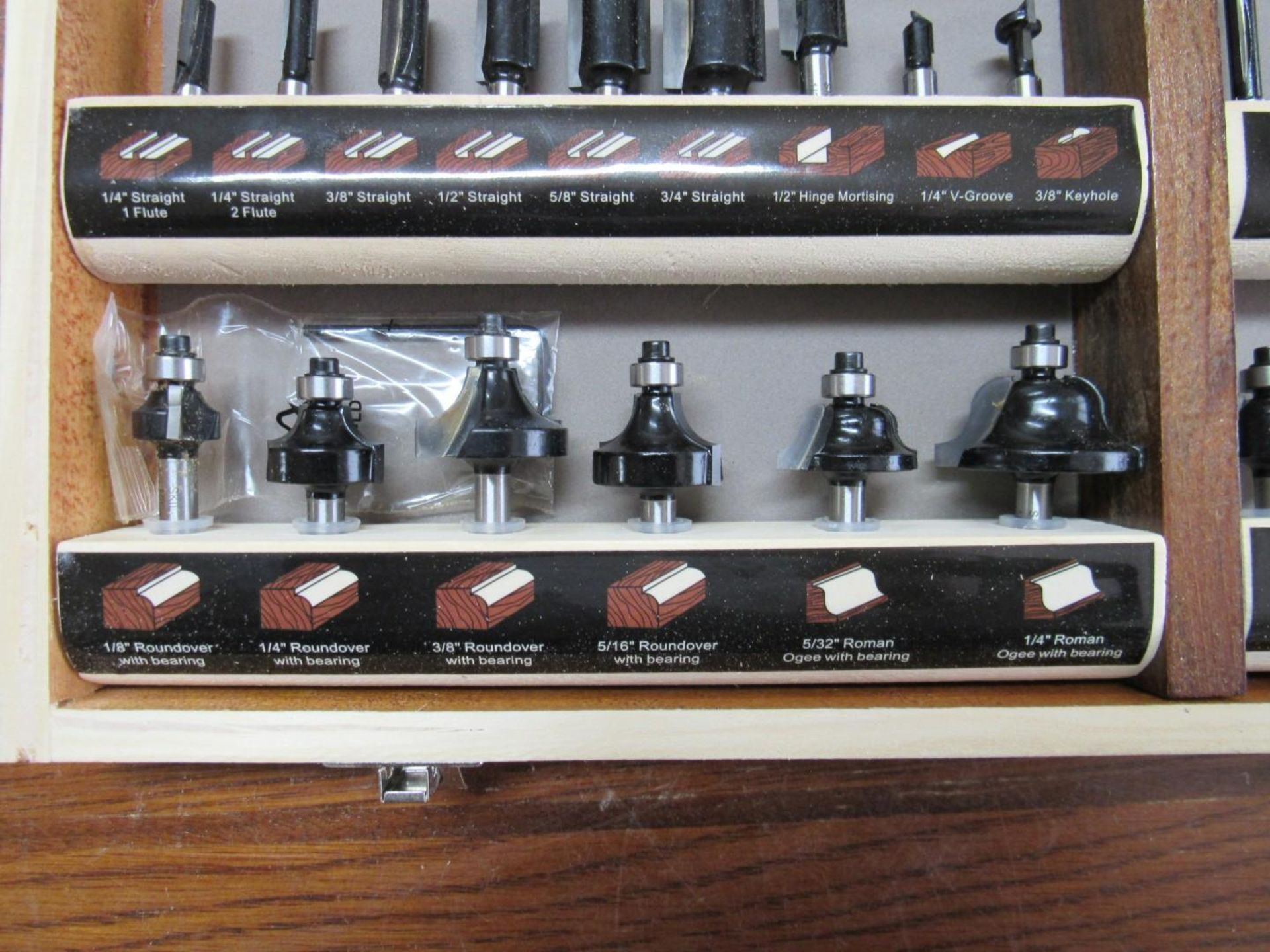 30 Pc. Router Bit Set - 1/4