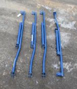 (4) Corner Guard Rail Posts