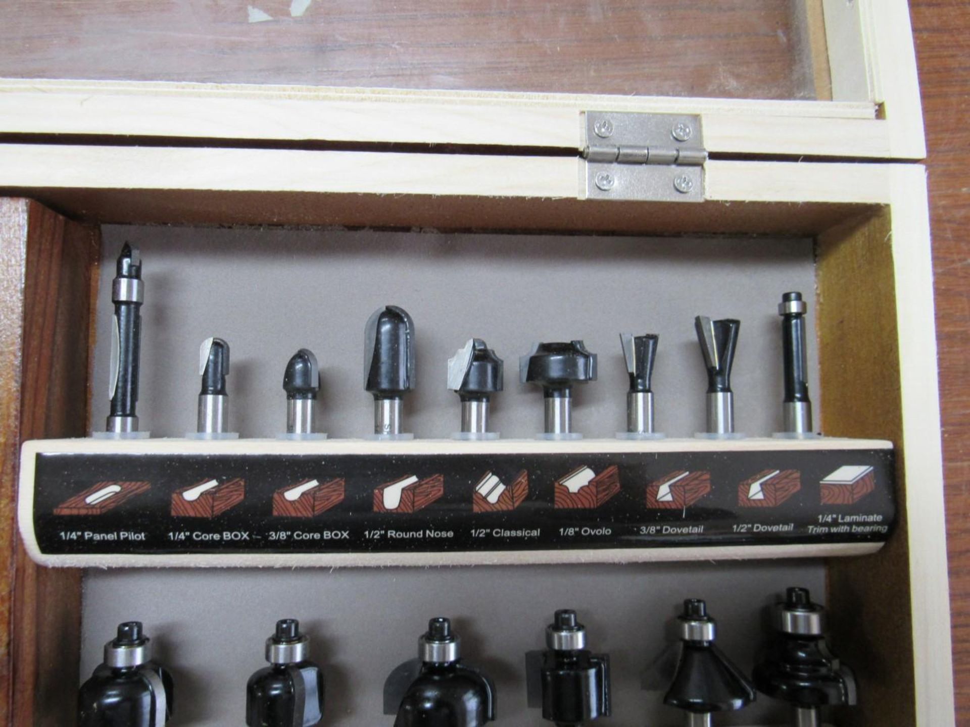 30 Pc. Router Bit Set - 1/4