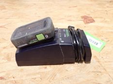 Festool TCL 6 Battery Charger w/4.0 Ah Battery