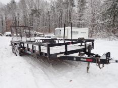 2017 Sure-Trac ST8220TAT-B-100 Tandem Axle Flatbed Trailer
