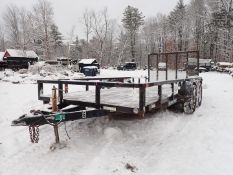 2014 Sure-Trac ST8216TAT-B-070 Tandem Axle Flatbed Trailer