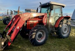 Massey Ferguson 481 MFWD Utility Tractor W/MF 1070 Loader