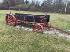 Manure Spreader on Steel