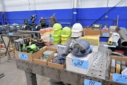 Lot - Personal Protective Equipment in (1) Group, Including: Hard Hats, Ear Plugs, Respirators, Etc.