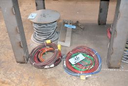 Lot - Extension Cords, Light and Electrical Wire