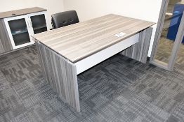 Lot - Desk, Credenza and Chair in (1) Room