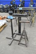 Lot - (3) Stock Feed Stands