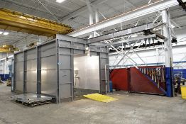 Gallagher Kaiser 25' L x 14' W x 12.5' H Wash Booth; Alkota 3,000 PSI Hot Water Pressure Washer