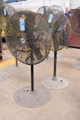 Lot - (2) 30" Pedestal Shop Fans