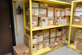 Lot - Powder Coating Material on (2) Shelves, Including: Homage White, Sea White, Sky White, Etc.