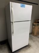 Lot - Sears Top Freezer/Refrigerator, (3) Microwaves, (1) Toaster, (2) Stands and (1) Serving Cart