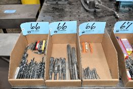 Lot - Drills, Reamers and Taps in (3) Boxes