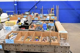 Lot - Various Hand Tools in (11) Boxes, Including: Sprayers, Husky Tool Tote, Funnels, Etc.